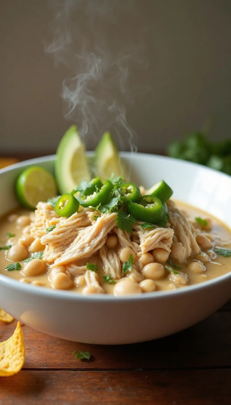 Healthy Weeknight White Chicken Chili Recipe