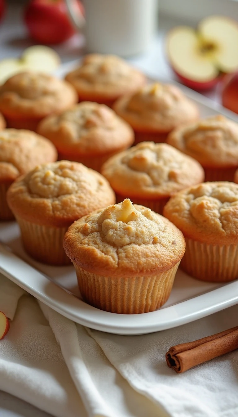 Easy Weight Watchers Apple Muffins Recipe with 2 Ingredients