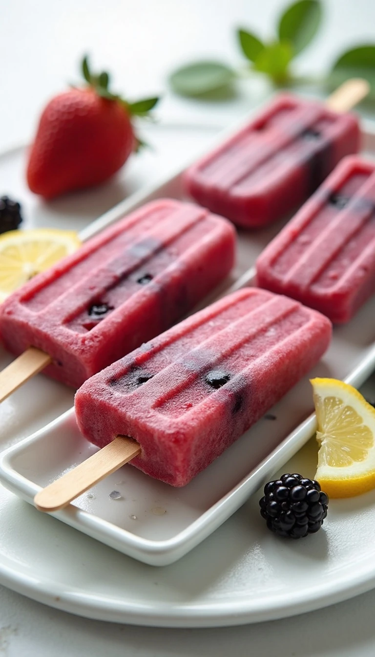 Weight Watchers Berry Popsicles Recipe: Easy Fresh Fruit Dessert
