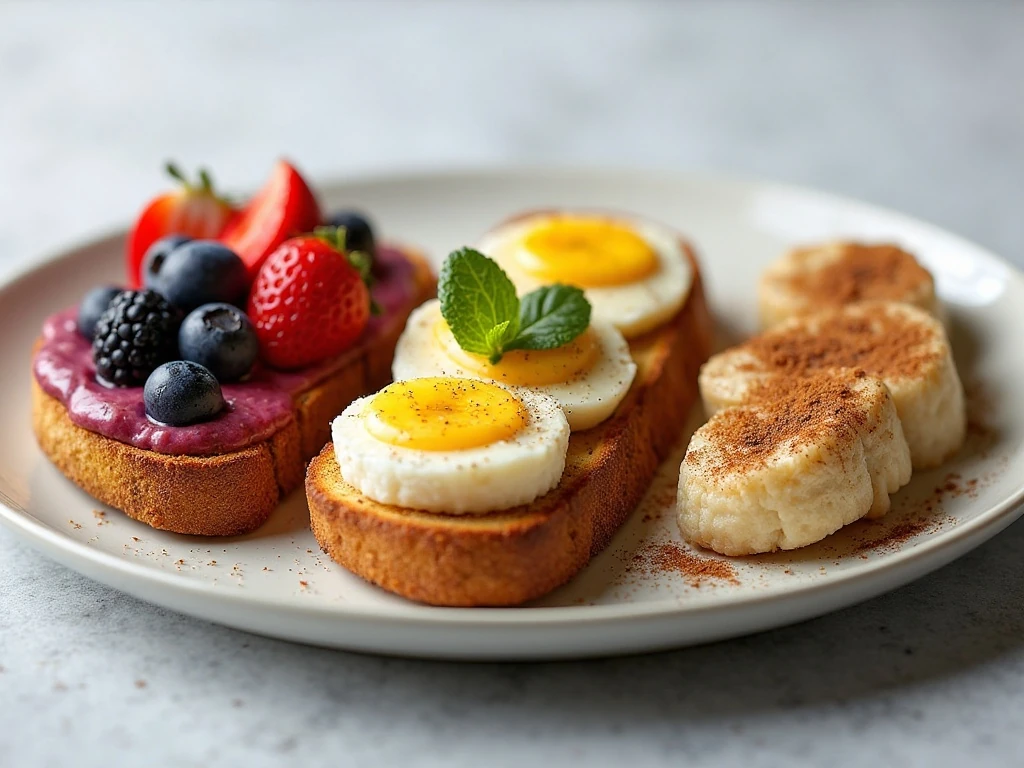 Three flexible breakfast ideas with fruit oats and eggs