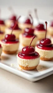 Weight Watchers Cherry Cheesecake Bites Made Easy