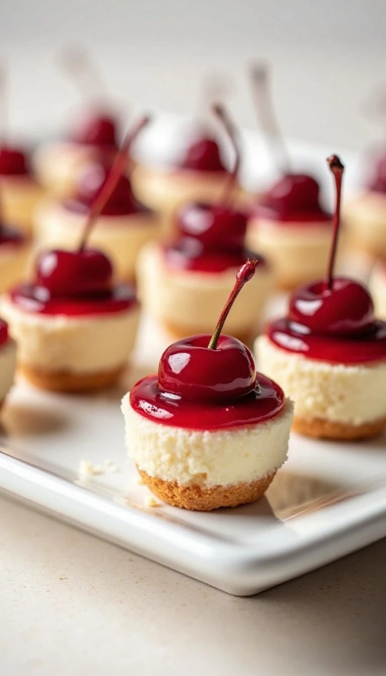 Weight Watchers Cherry Cheesecake Bites Made Easy