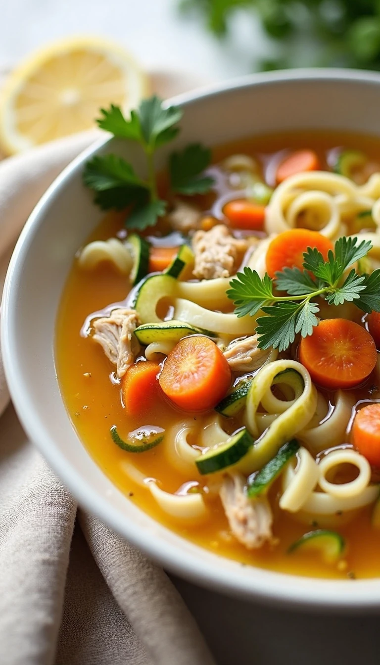 Weight Watchers Chicken Zoodle Soup Recipe