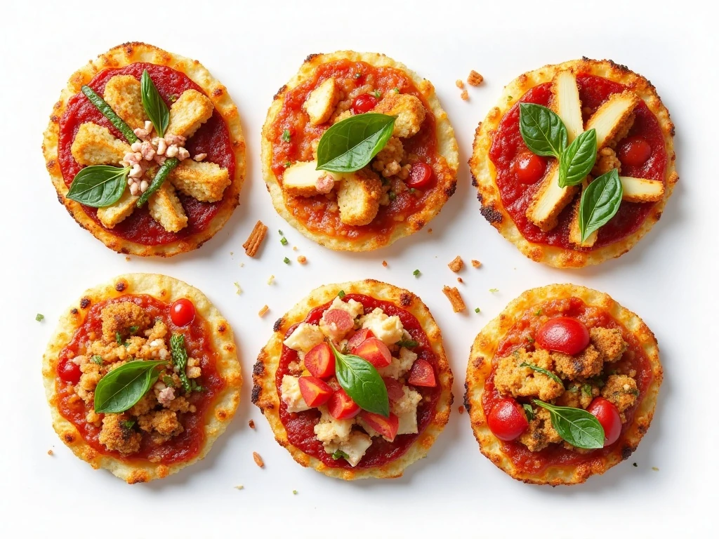 Assortment of 25 Weight Watchers-style pizza ideas