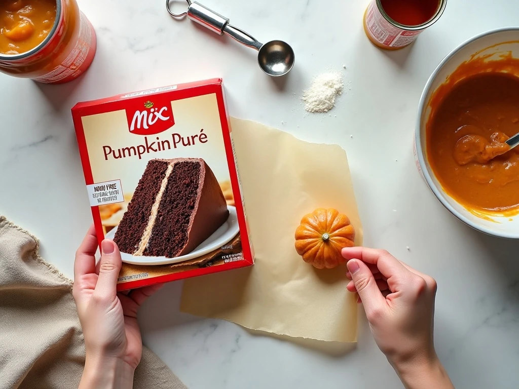 Ingredients for Weight Watchers-friendly pumpkin whoopie pies