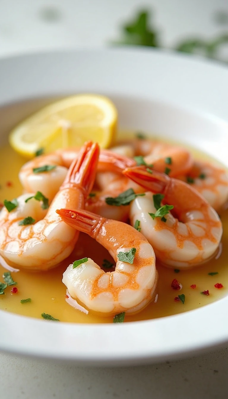 Easy Weight Watchers Shrimp Recipe with Garlic and Lemon