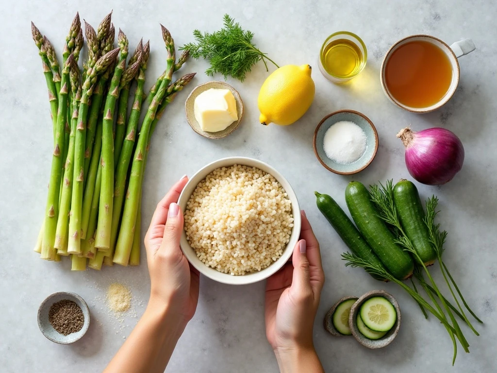 Ingredients for salmon side dishes