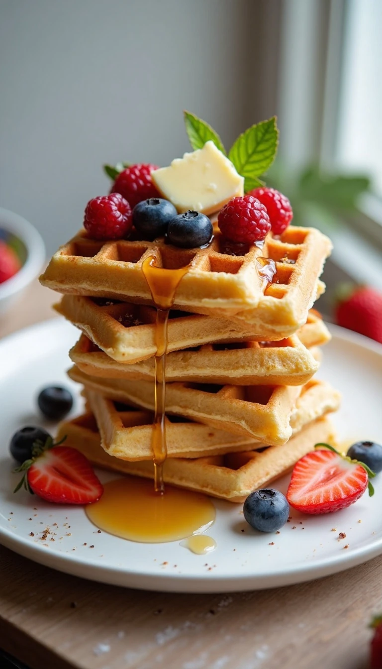 Easy Homemade Wheat-Free Freezer Waffles Recipe