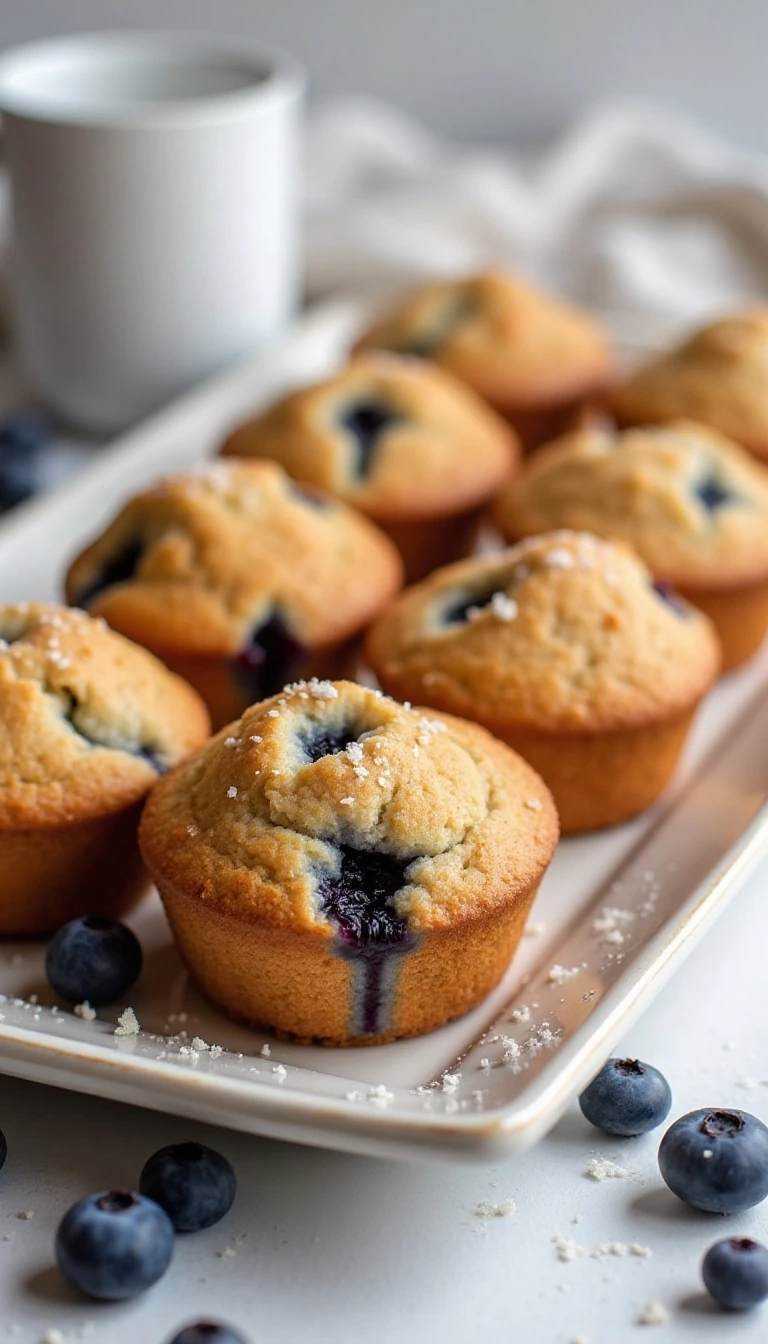 Healthy Whole Wheat Blueberry Muffins Recipe