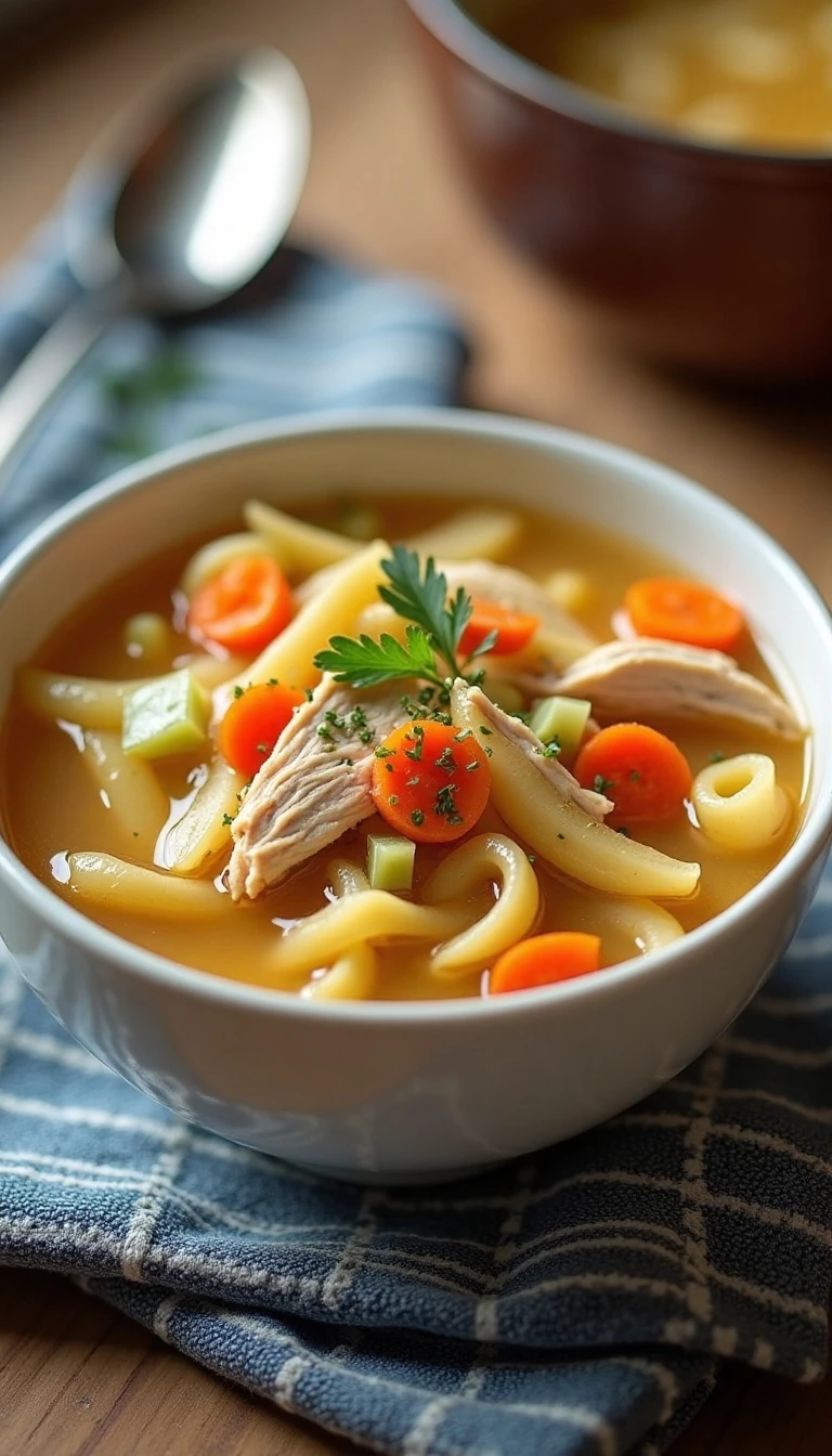 Yankee Doodle Chicken Noodle Soup Recipe