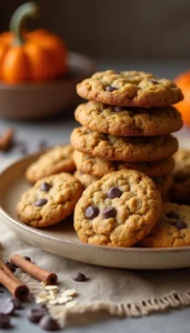 Soft and Chewy Pumpkin Oatmeal Cookies Recipe