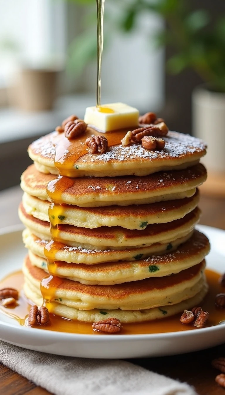 Fluffy Zucchini Bread Pancakes Recipe (Easy & Delicious)