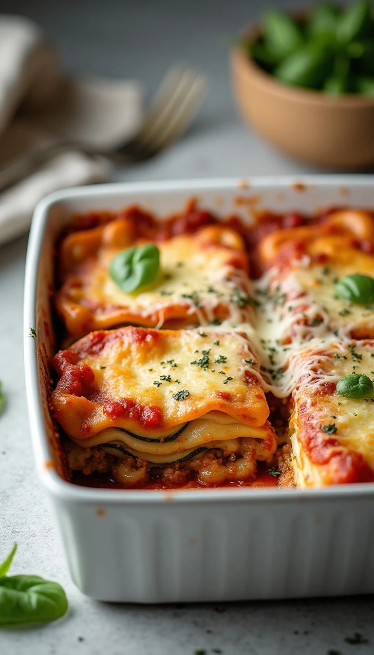 Easy Low-Carb Zucchini Lasagna Recipe